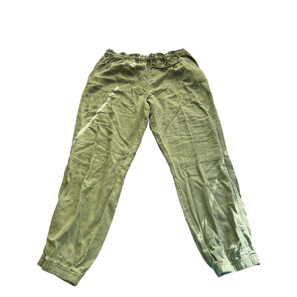 Social Standard by Sanctuary Olive‎ Green Joggers Drawstring Waist XL